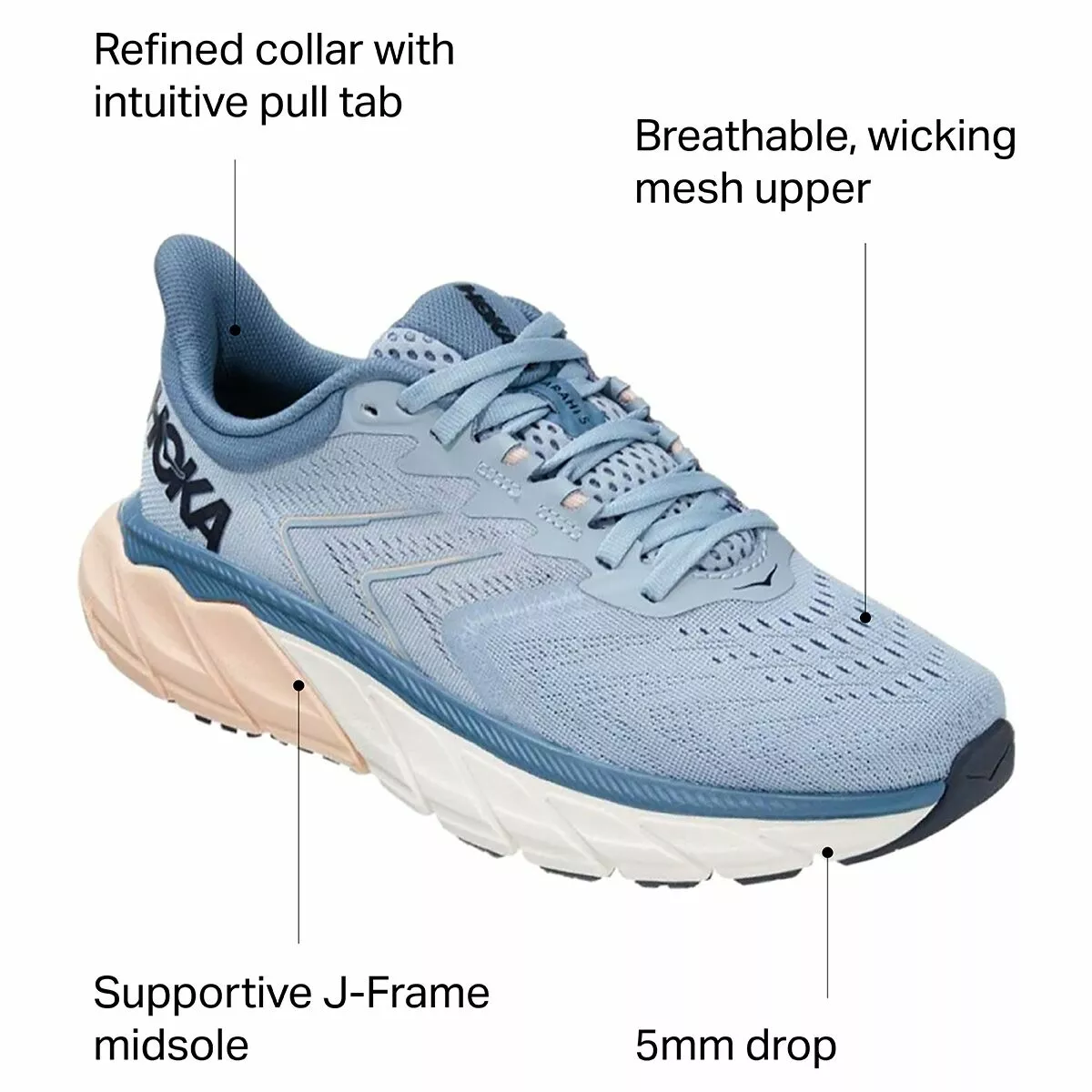 HOKA ONE ONE Arahi 5 Running Shoe Women's 8 HOKA ONE ONE Arahi 5 Running Shoe Women's - Image 8