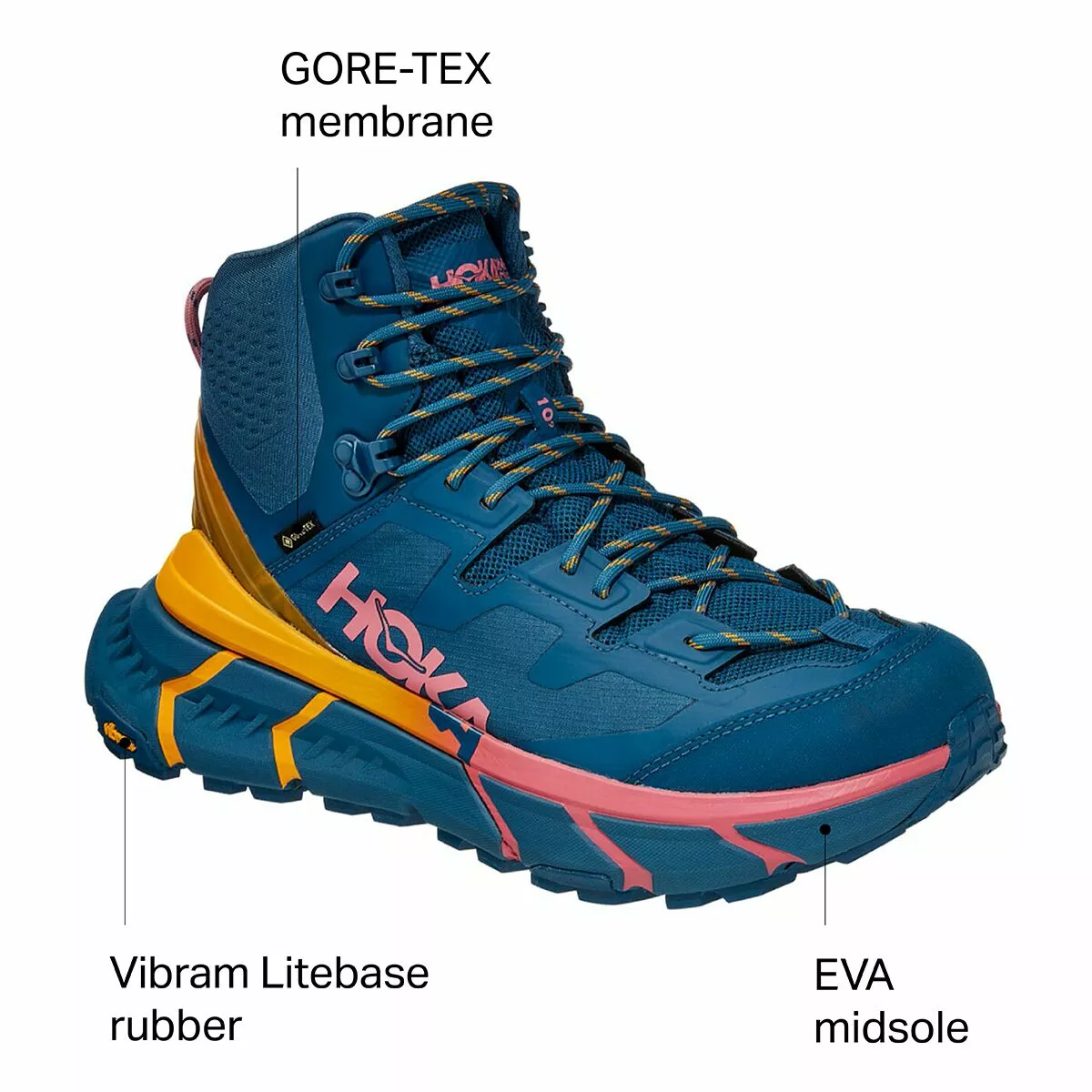 HOKA ONE ONE Tennine GTX Hiking Boot Men's 8 HOKA ONE ONE Tennine GTX Hiking Boot Men's - Image 8